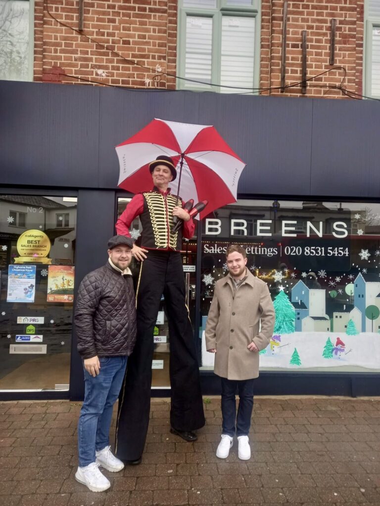 Highams Park Christmas Fayre 2025 Breens Estate Agents in Highams Park E4 East London